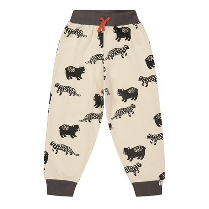 White - Front - Lilly & Sid Childrens-Kids Animals Joggers