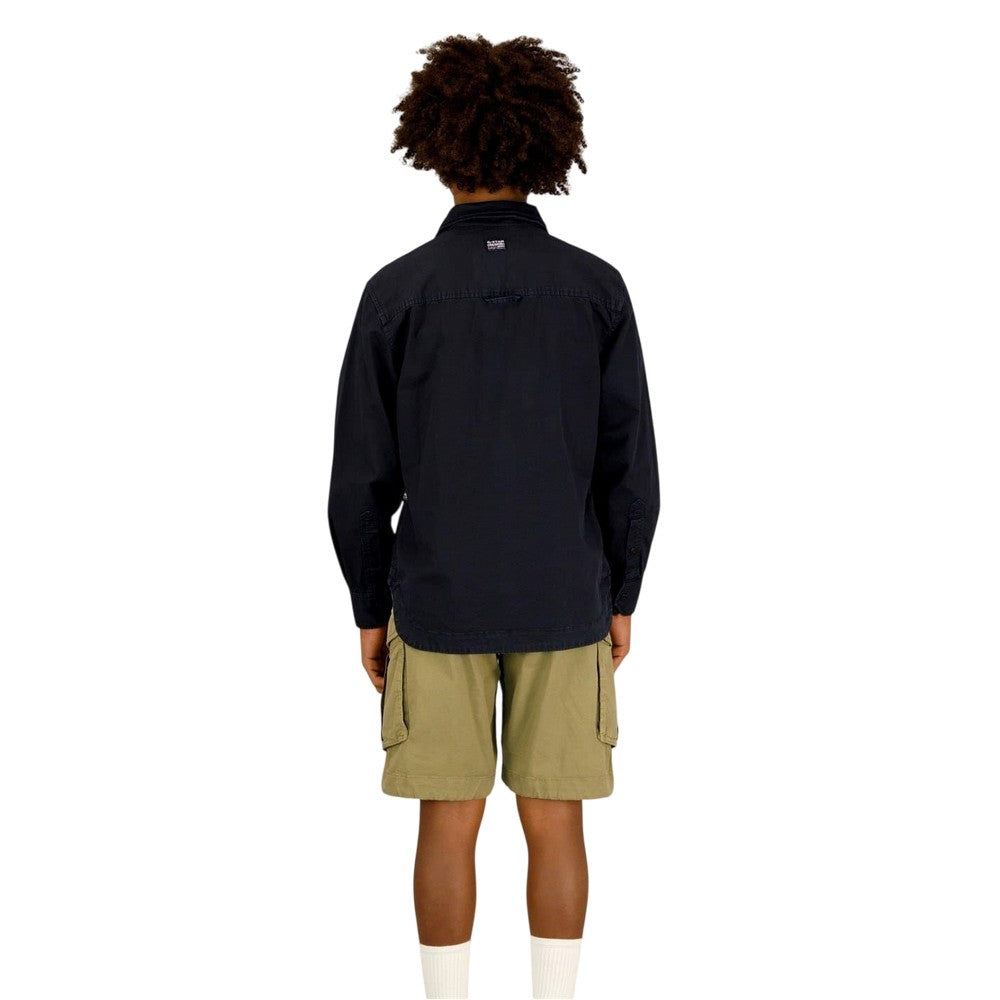 Navy - Back - G-Star Boys Collared Overshirt