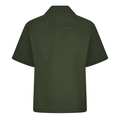 Green - Back - Hugo Mens Espino Overshirt