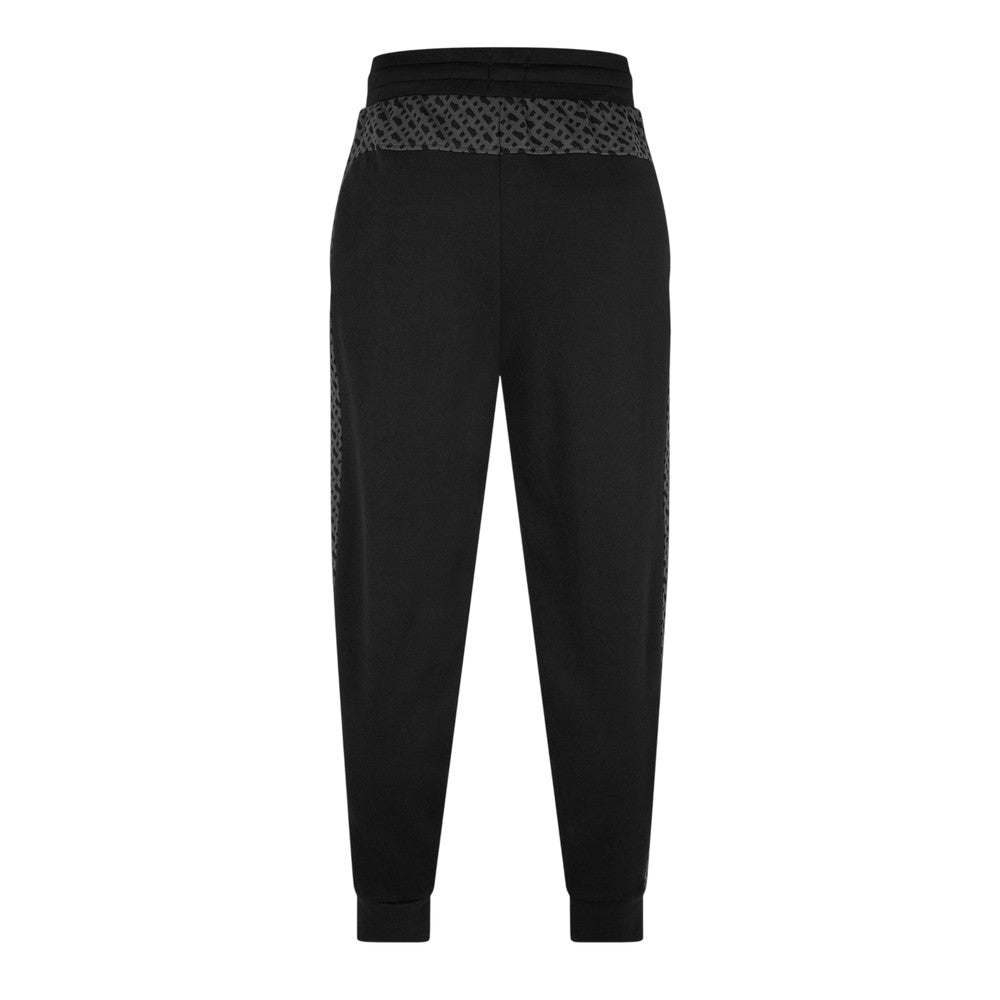 Black - Back - Boss Mens BW LukeMono Regular Casual Joggers