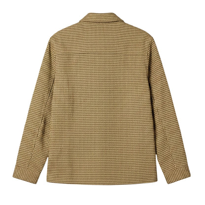 Taupe - Back - Pretty Green Mens Kilburn Overshirt