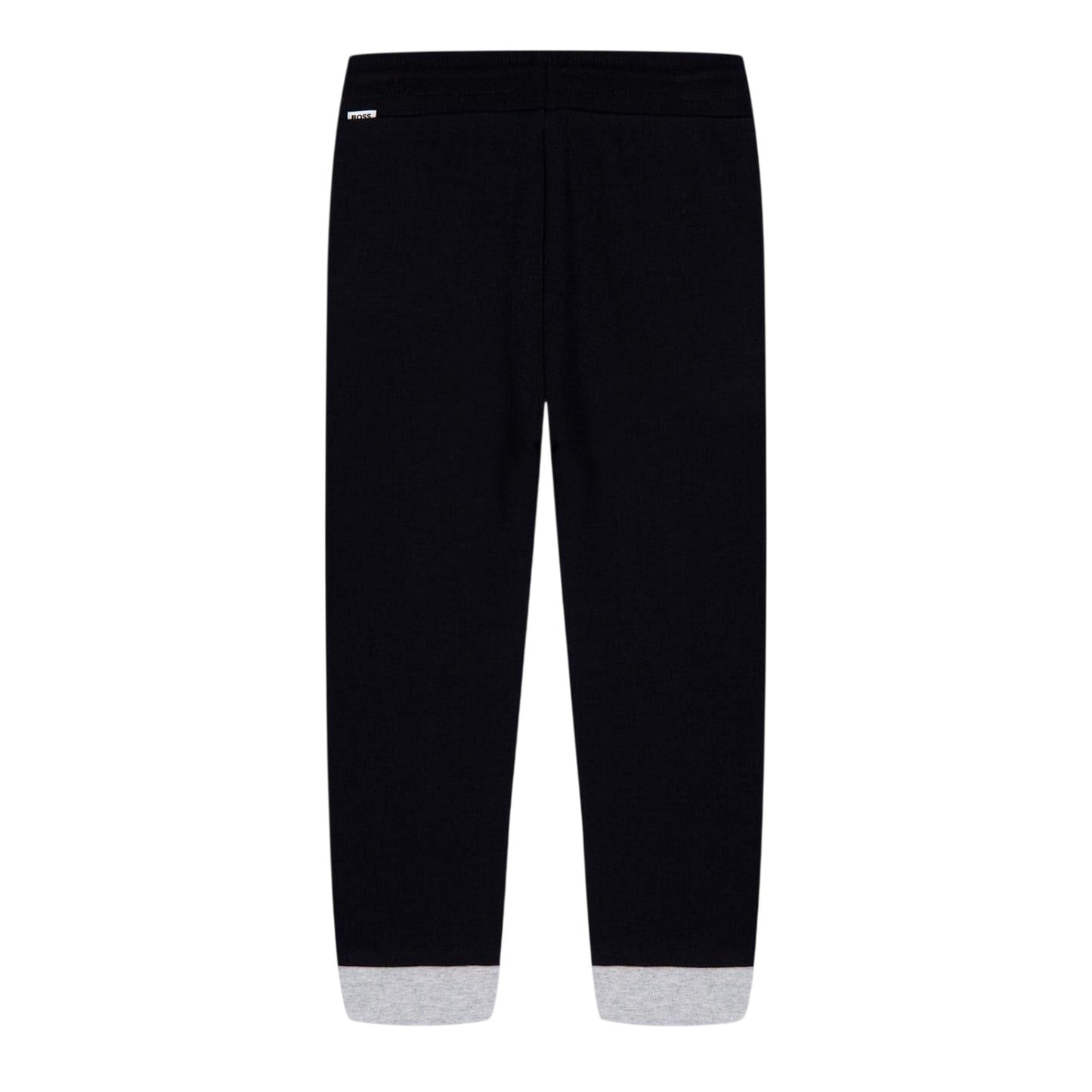 Black - Back - Boss Childrens-Kids Colour Block Regular Joggers