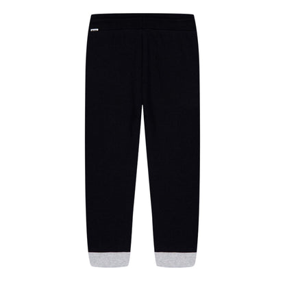 Black - Back - Boss Childrens-Kids Colour Block Regular Joggers
