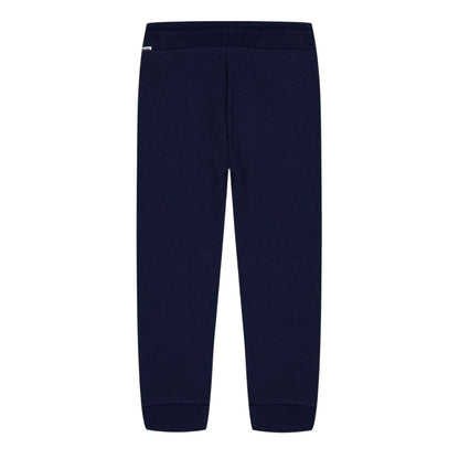 Navy - Back - Boss Childrens-Kids Colour Block Regular Joggers