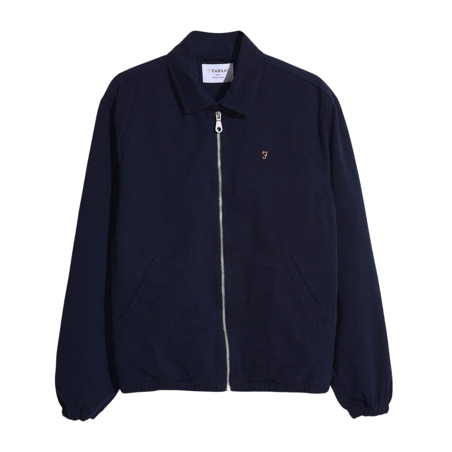 True Navy - Front - Farah Mens Cane Overshirt