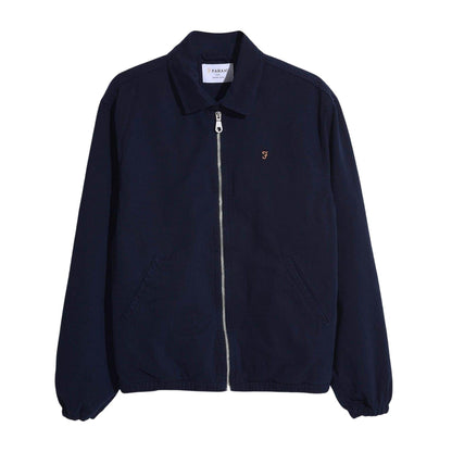 True Navy - Front - Farah Mens Cane Overshirt