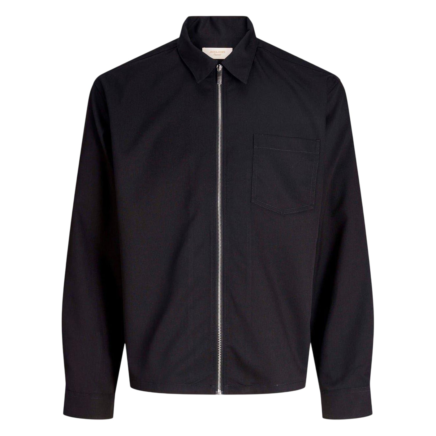 Black - Front - Jack And Jones Mens Party Overshirt