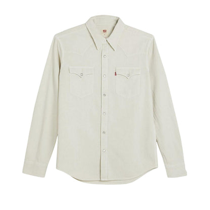 Silver Birch - Front - Levis Mens Western Regular Overshirt