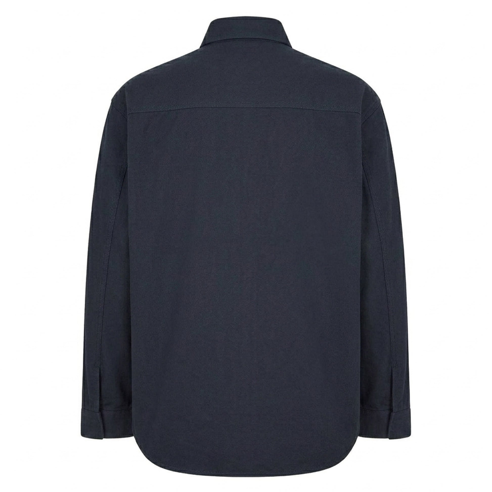 Black - Back - Hugo Mens Ebad Long-Sleeved Overshirt