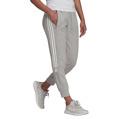 Medium Grey - Lifestyle - Adidas Womens-Ladies Fleece Joggers