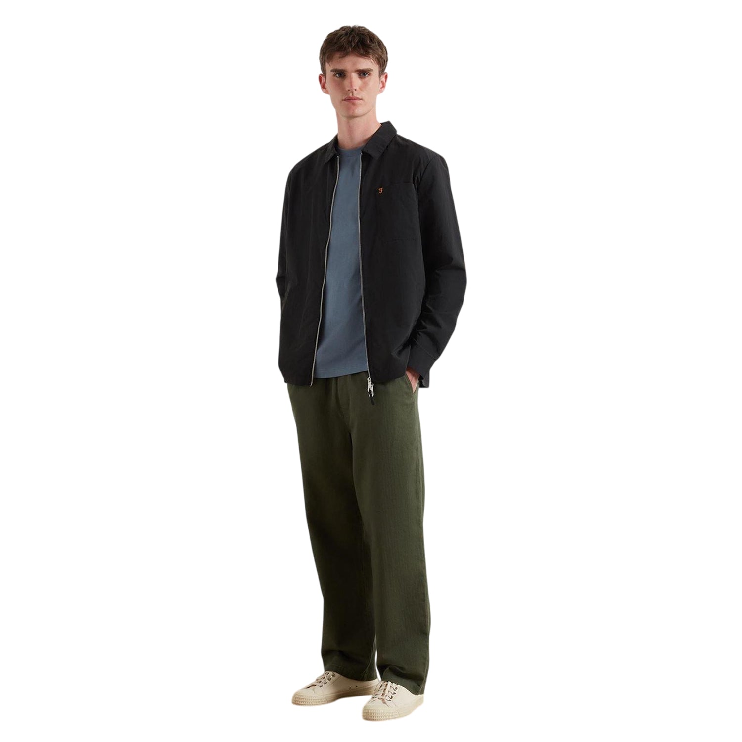 Black - Lifestyle - Farah Mens Overshirt
