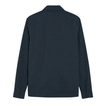 Navy Blue - Back - Farah Mens Overshirt