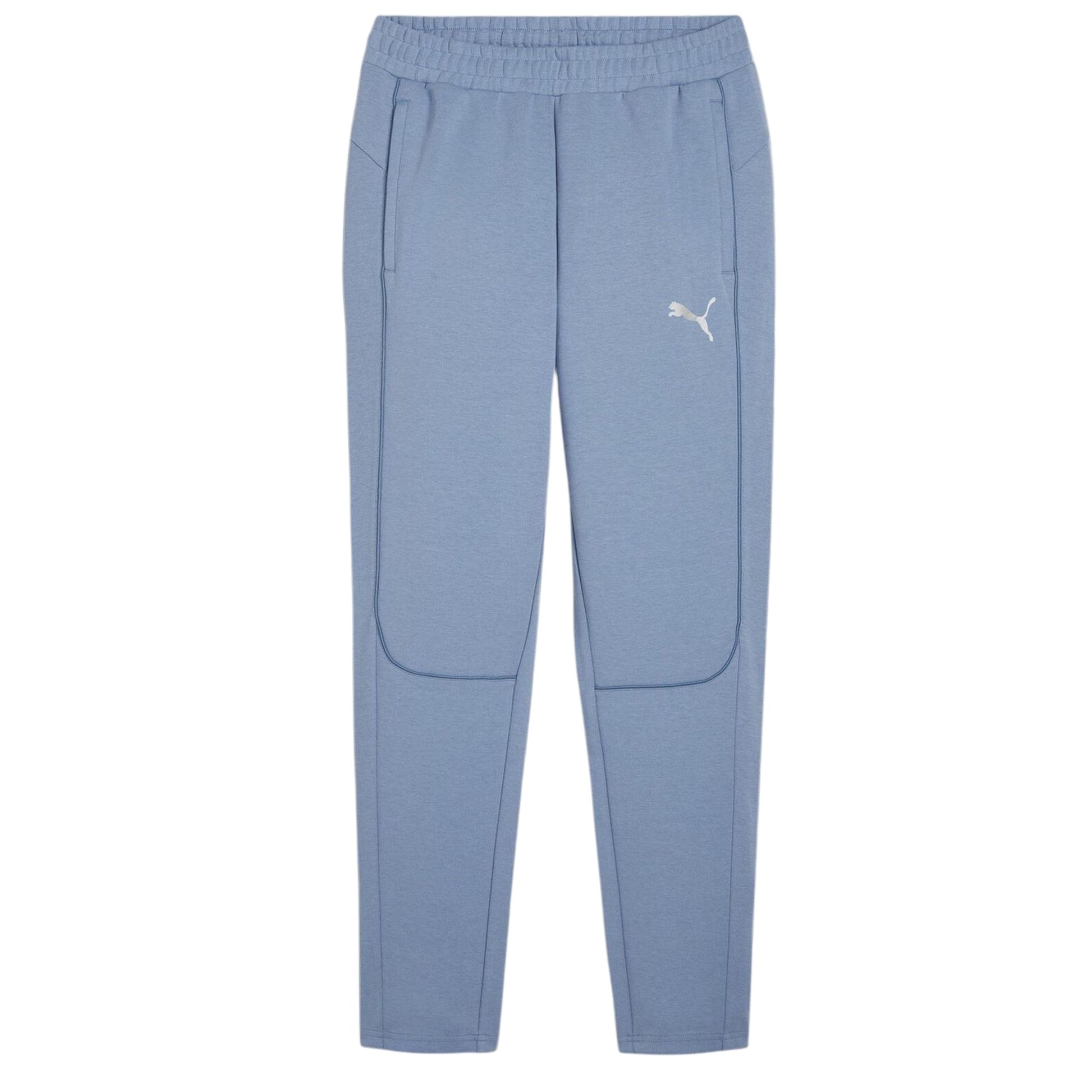 Blue - Front - Puma Mens TeamFINAL Casuals Jersey Athletic Joggers