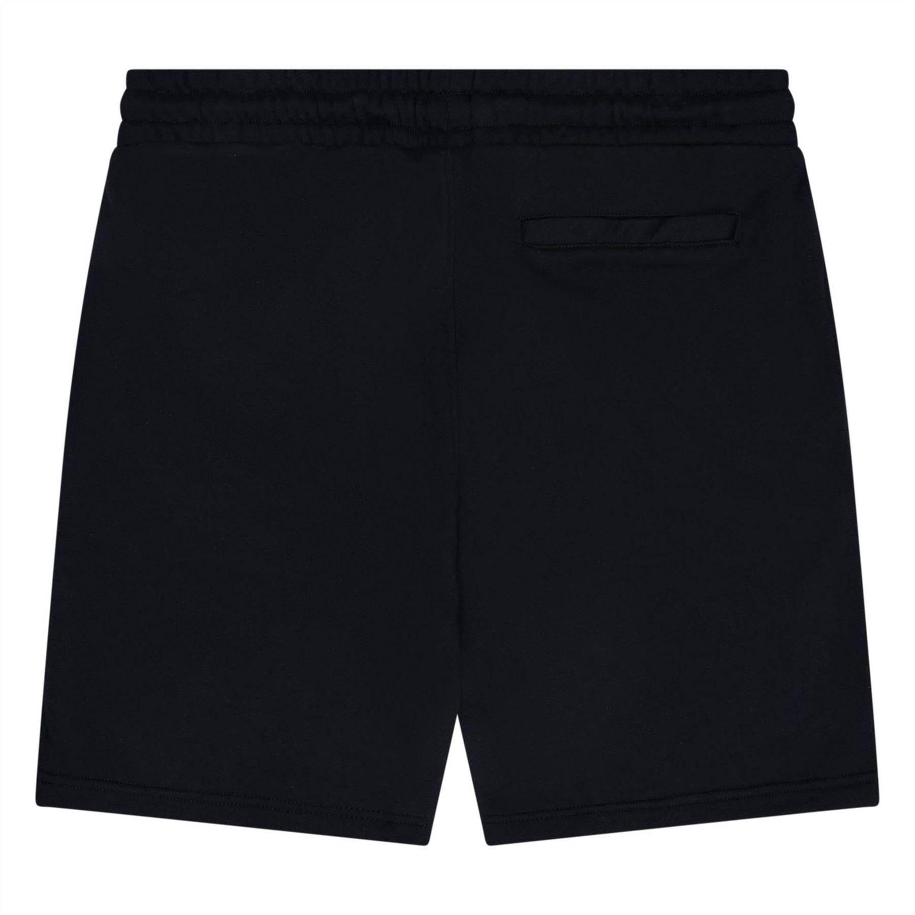 Black - Back - Ellesse Mens Fleece Sweat Shorts