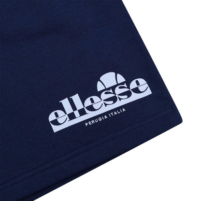 Navy - Side - Ellesse Mens Fleece Sweat Shorts
