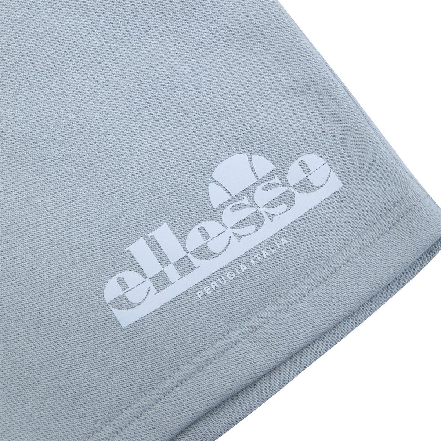 Light Grey - Side - Ellesse Mens Fleece Sweat Shorts