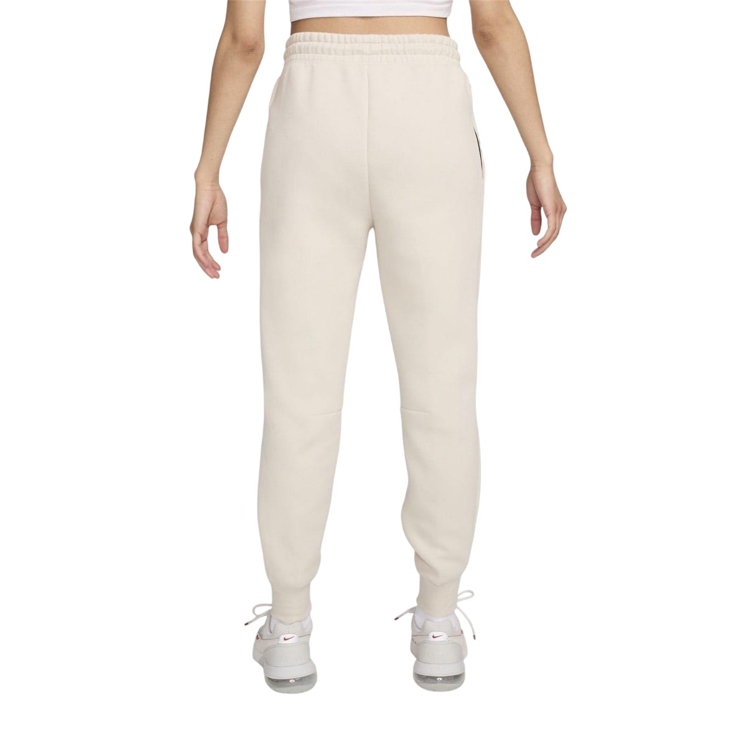 Light Beige - Back - Nike Womens-Ladies Tech Fleece Joggers