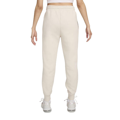 Light Beige - Back - Nike Womens-Ladies Tech Fleece Joggers