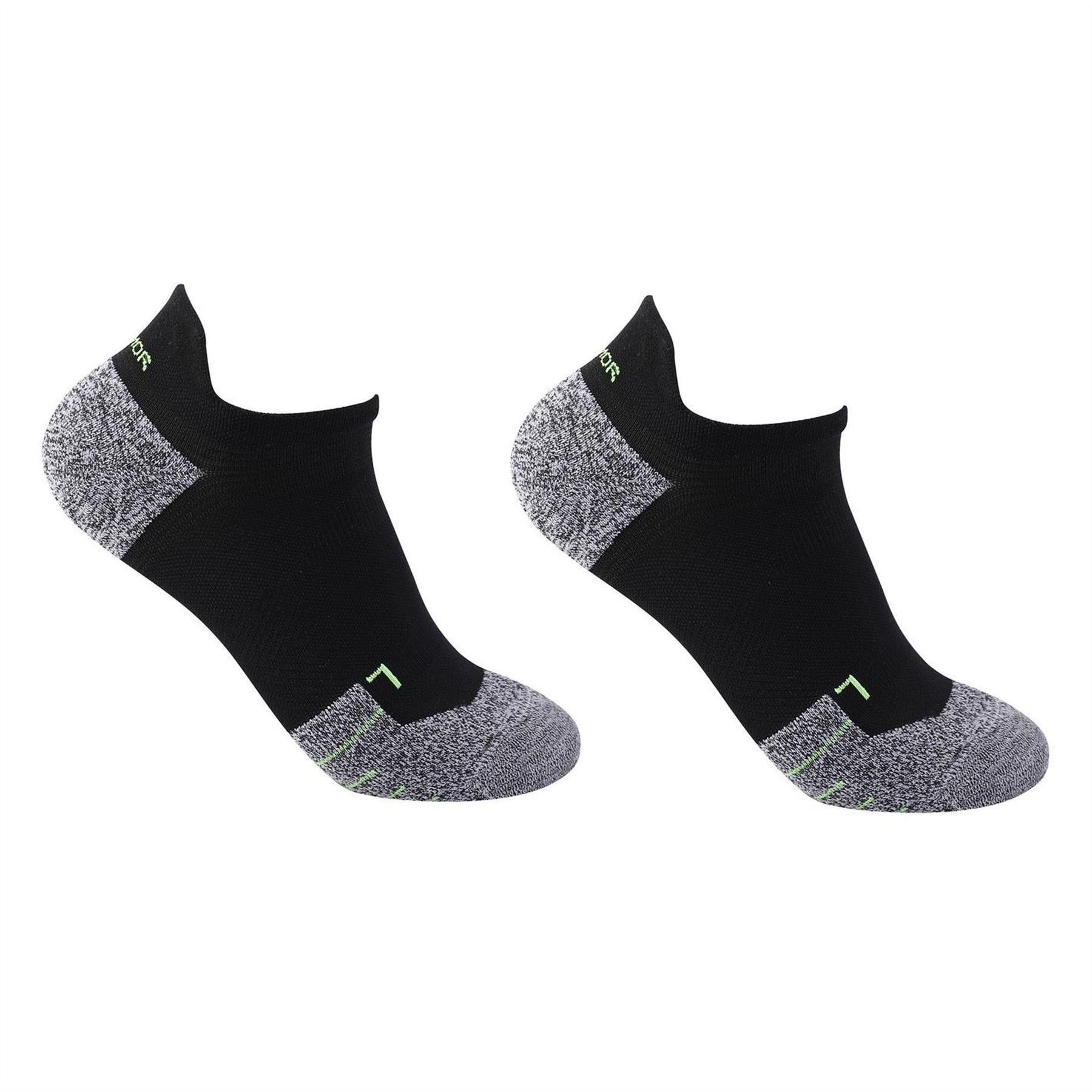 Black - Back - Karrimor Mens Trainer Socks