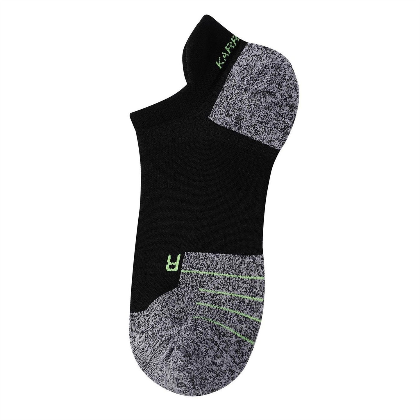 Black - Side - Karrimor Mens Trainer Socks