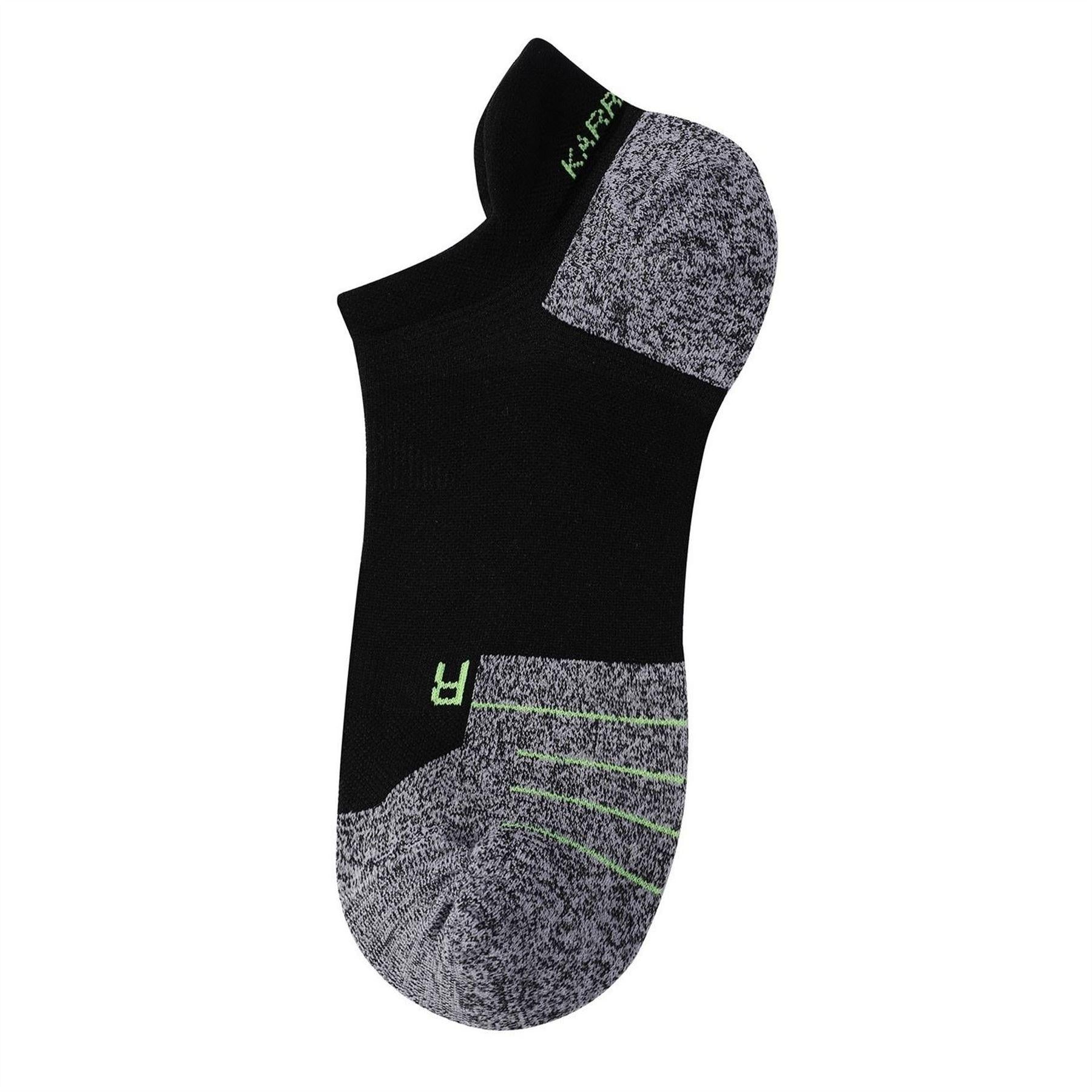 Black - Side - Karrimor Mens Trainer Socks