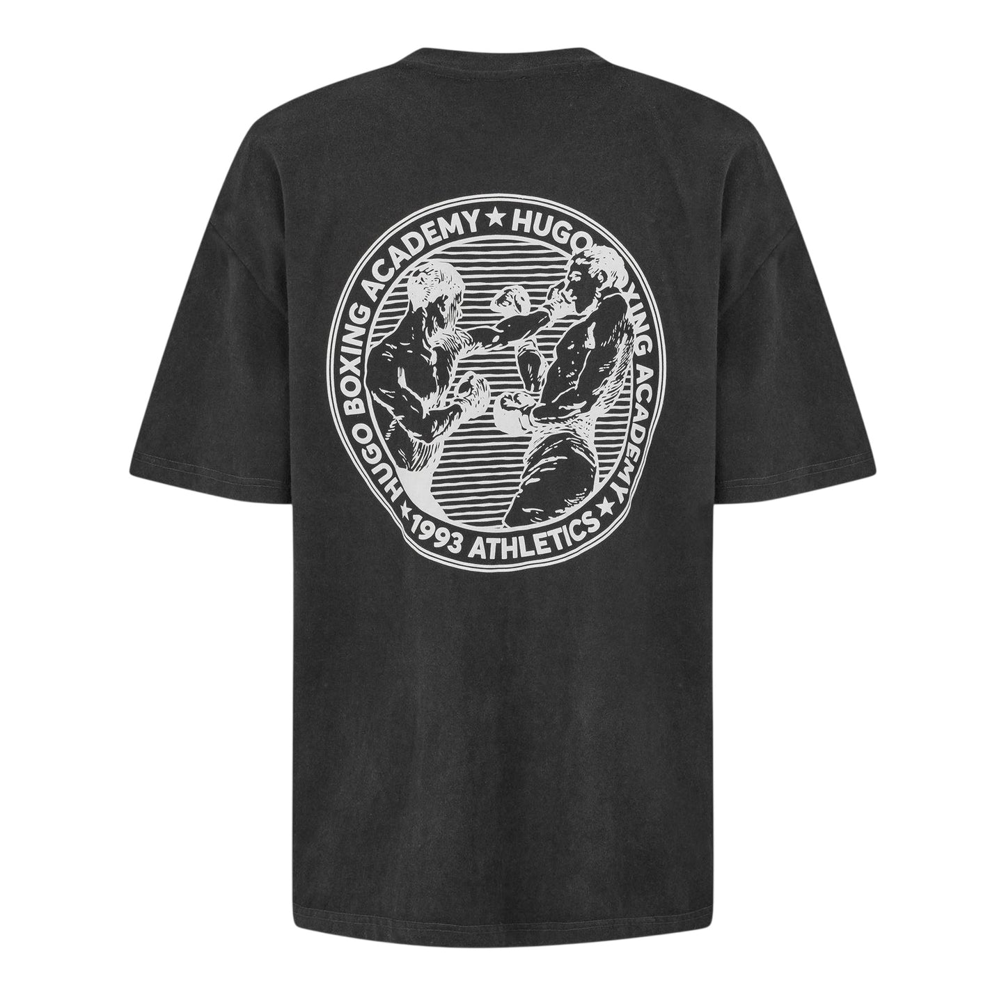 Black - Back - Hugo Unisex Adult Dwresto T-Shirt