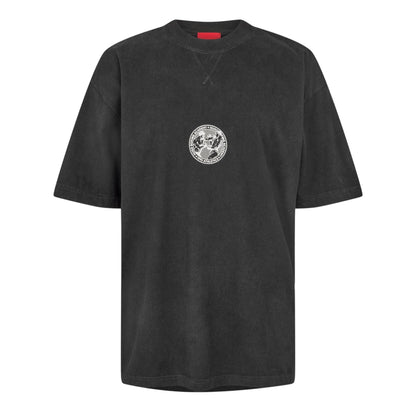 Black - Front - Hugo Unisex Adult Dwresto T-Shirt