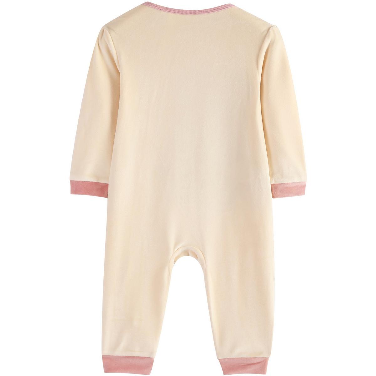 Bleach - Back - Disney Baby Girls Minnie Mouse Velvet Sleepsuit