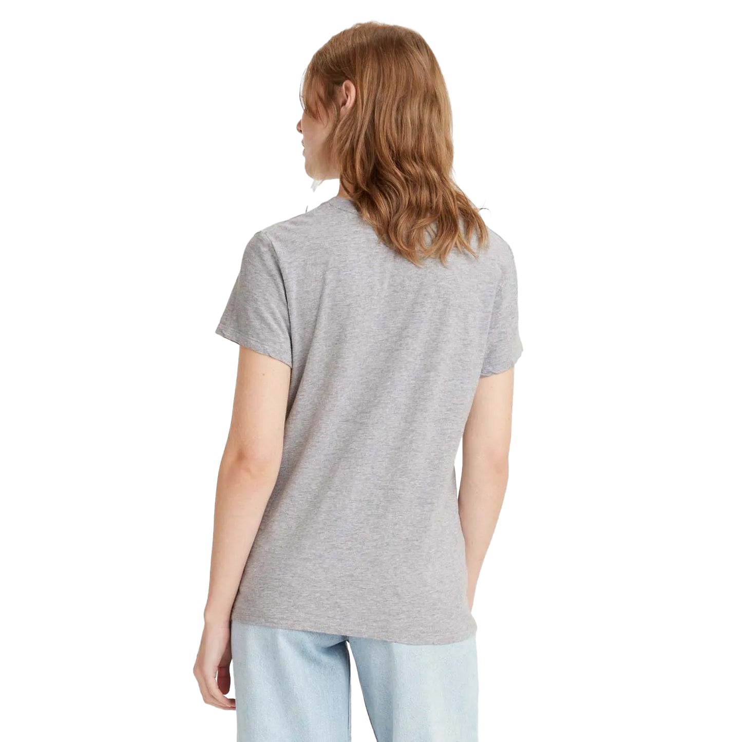 Grey Heather - Back - Levis Womens-Ladies The Perfect T-Shirt