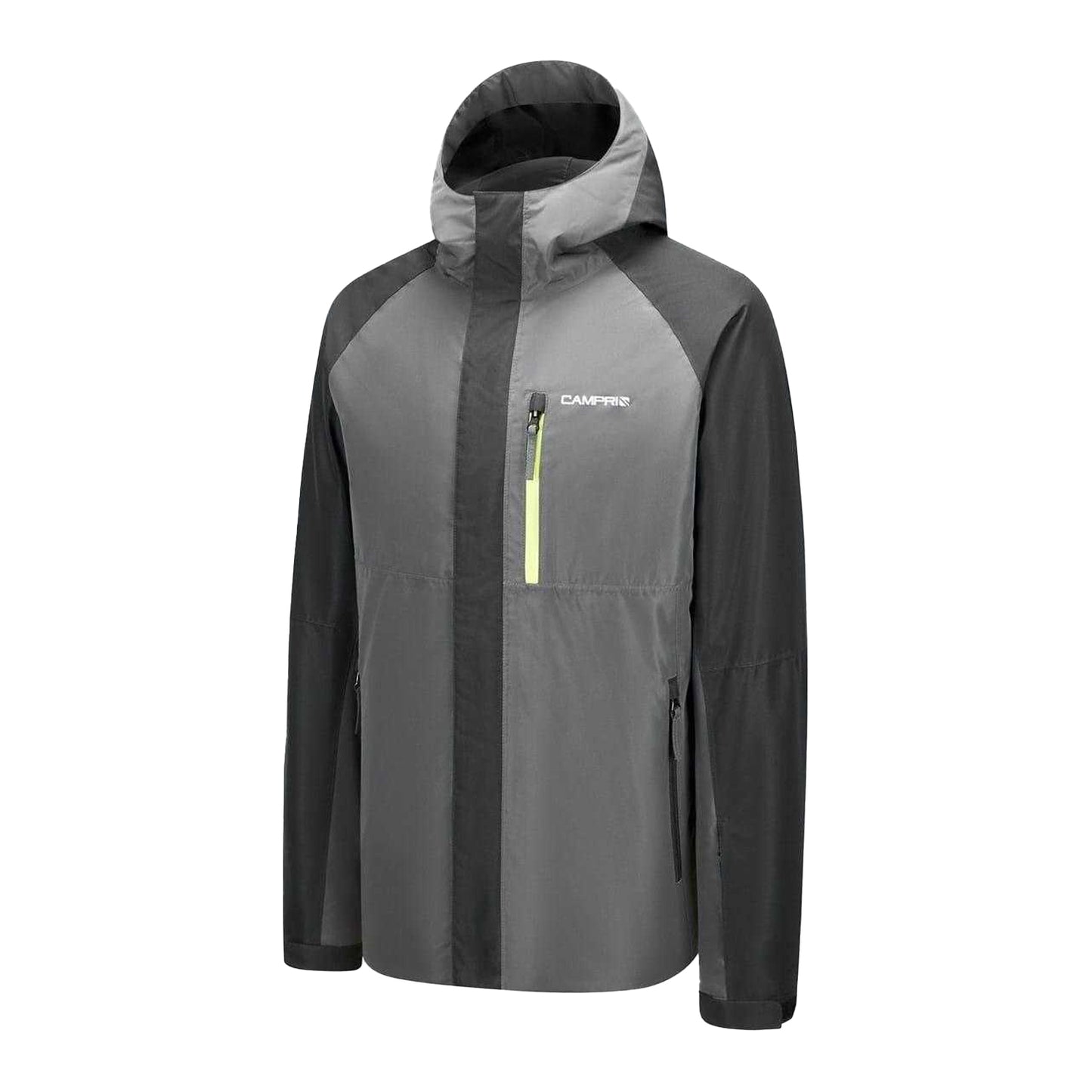 Black - Side - Campri Mens Raise Waterproof Jacket
