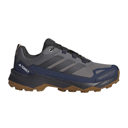 Grey-Carbon - Front - Adidas Mens Terrex Skychaser AX5 GORE-TEX Hiking Shoes