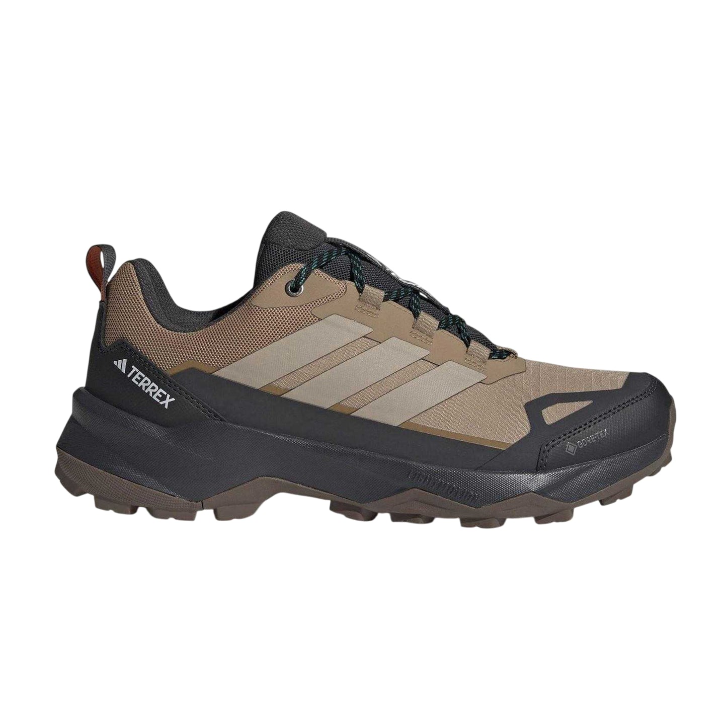 Beige-Orange - Front - Adidas Mens Terrex Skychaser AX5 GORE-TEX Hiking Shoes