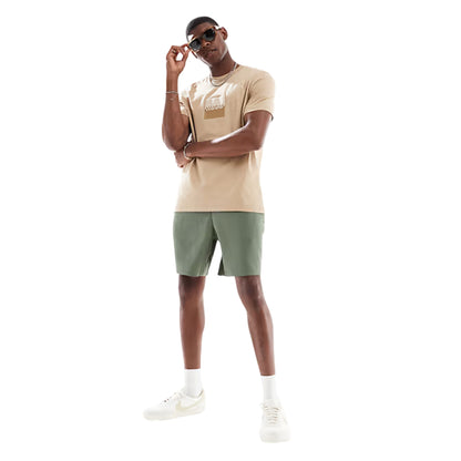 Sand - Lifestyle - Hugo Mens Dusplit Tonal Logo T-Shirt