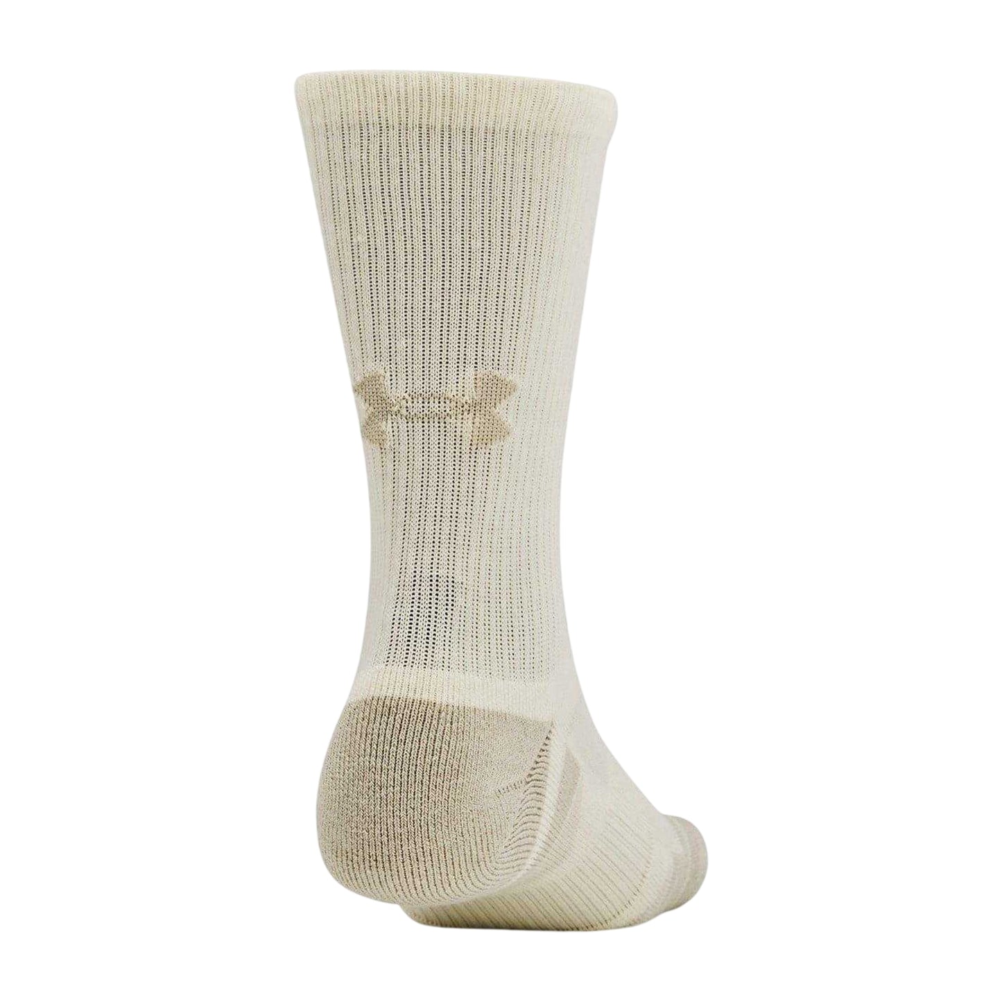 Khaki - Back - Under Armour Unisex Adult Crew Socks (Pack of 3)