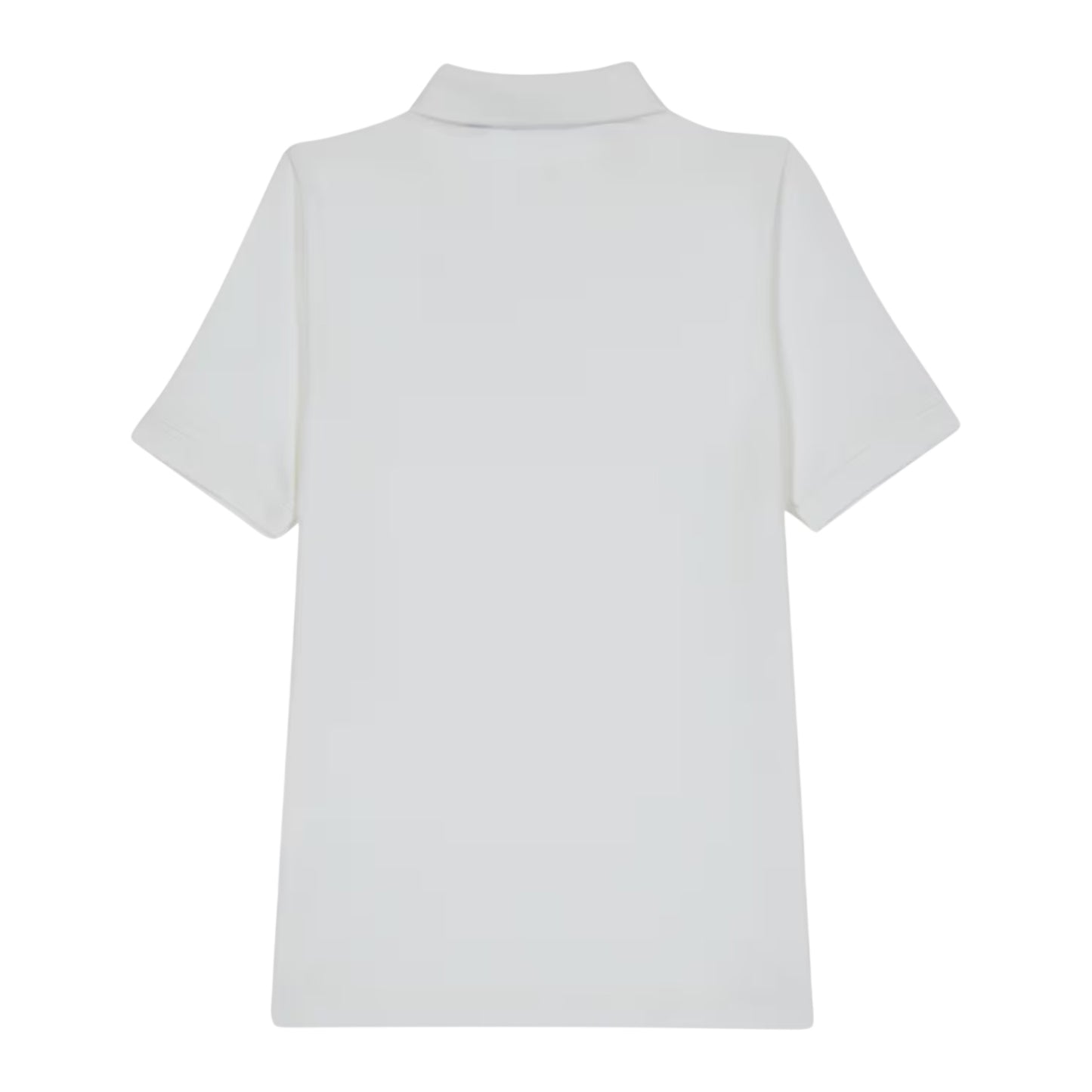 White - Back - Lyle & Scott Childrens-Kids Regular Polo Shirt