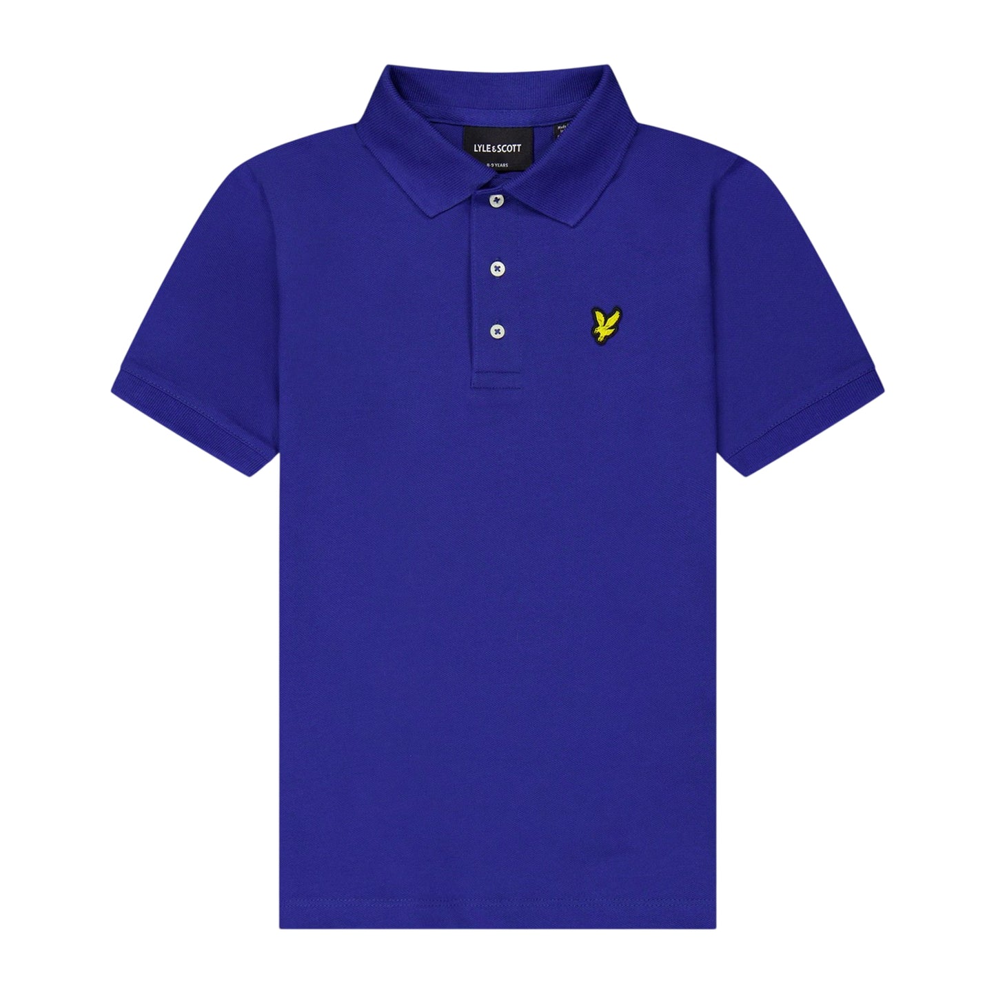 Now Blue - Front - Lyle & Scott Childrens-Kids Regular Polo Shirt