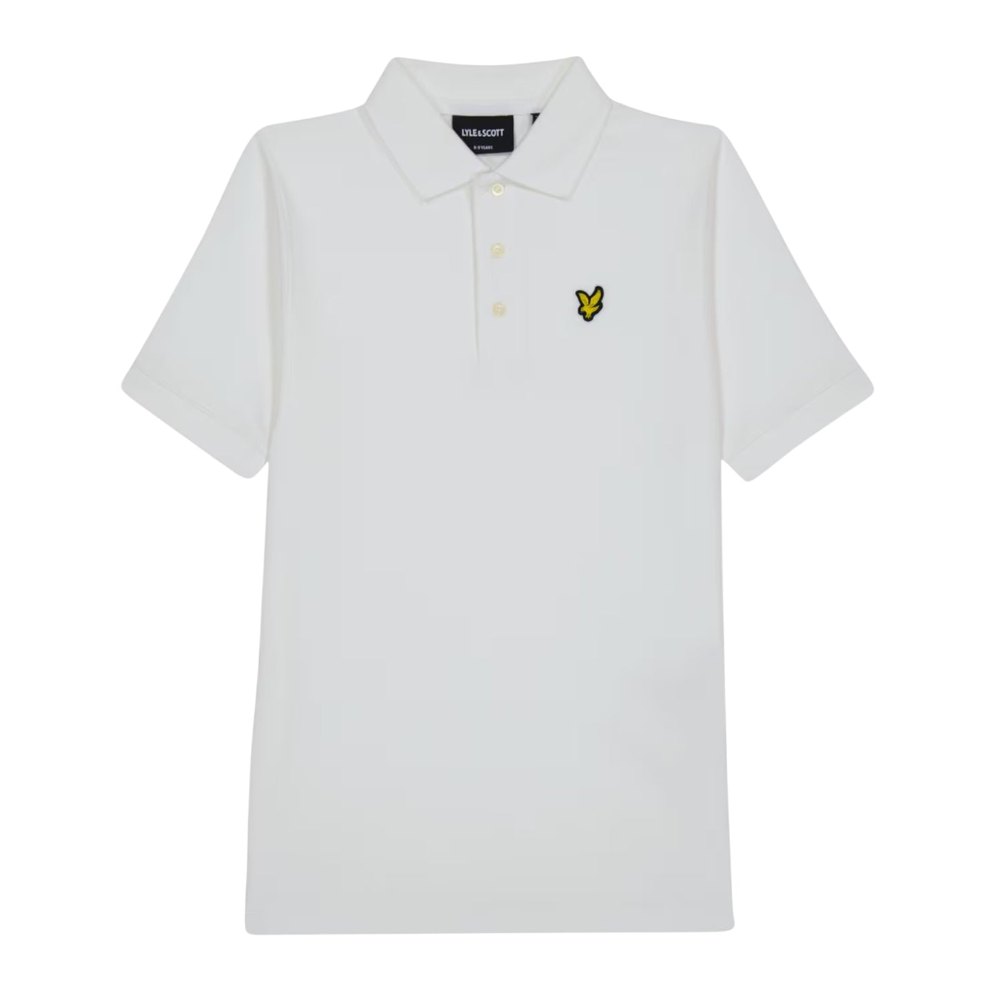 White - Front - Lyle & Scott Childrens-Kids Regular Polo Shirt