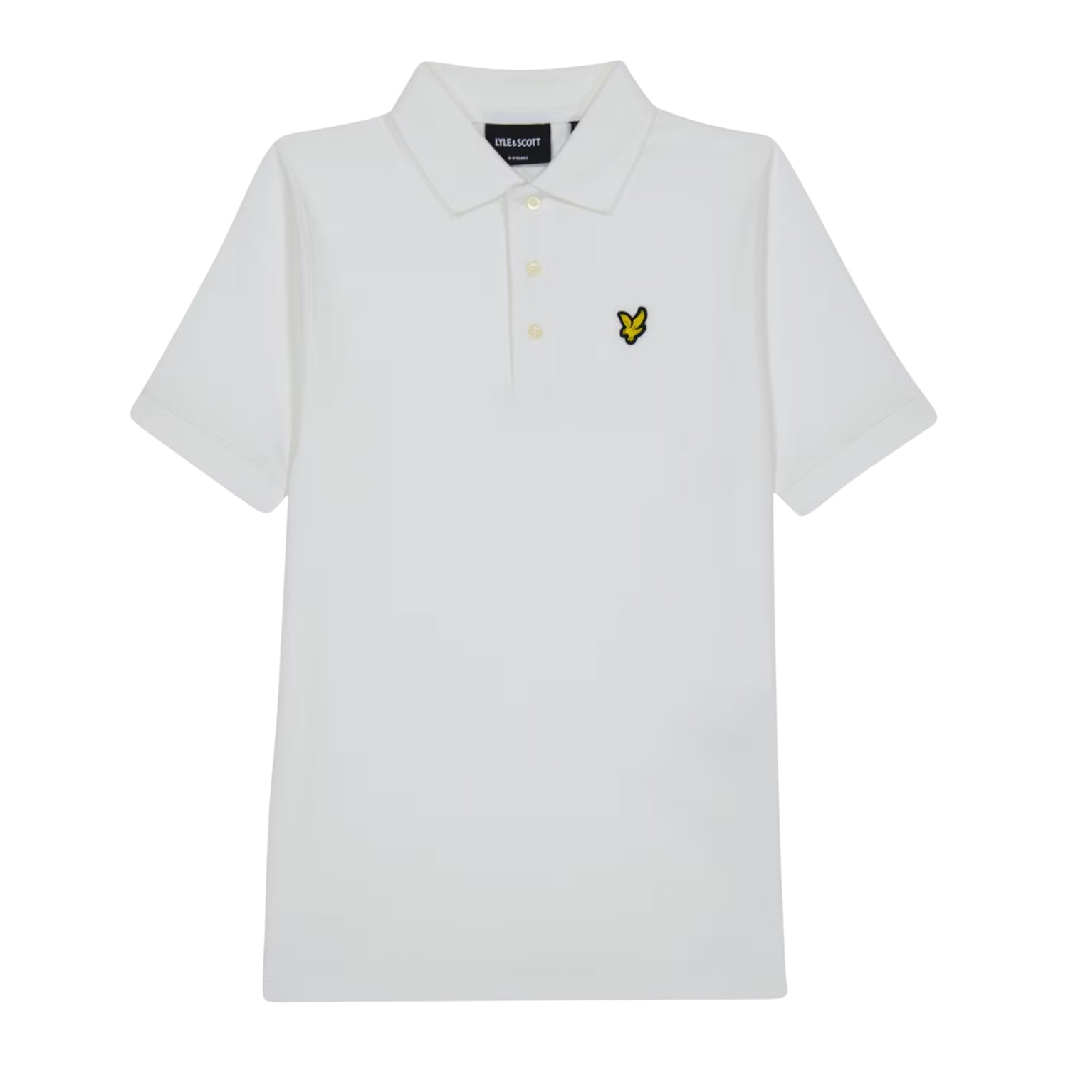 White - Front - Lyle & Scott Childrens-Kids Regular Polo Shirt