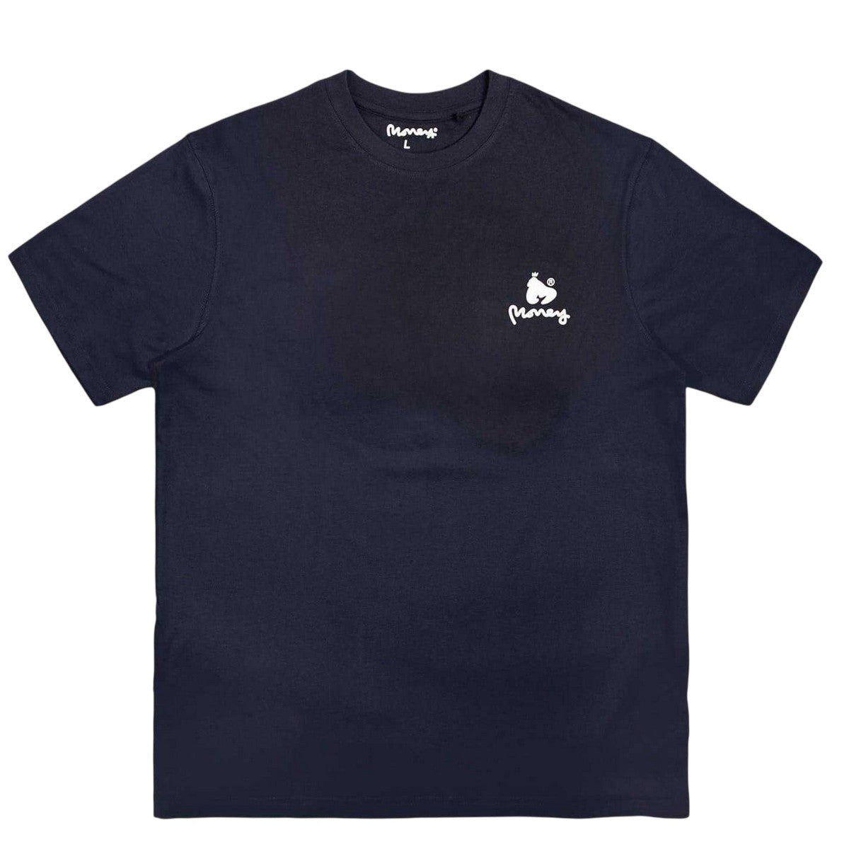 Navy - Side - Money Mens Cotton Lounge T-Shirt & Shorts Set