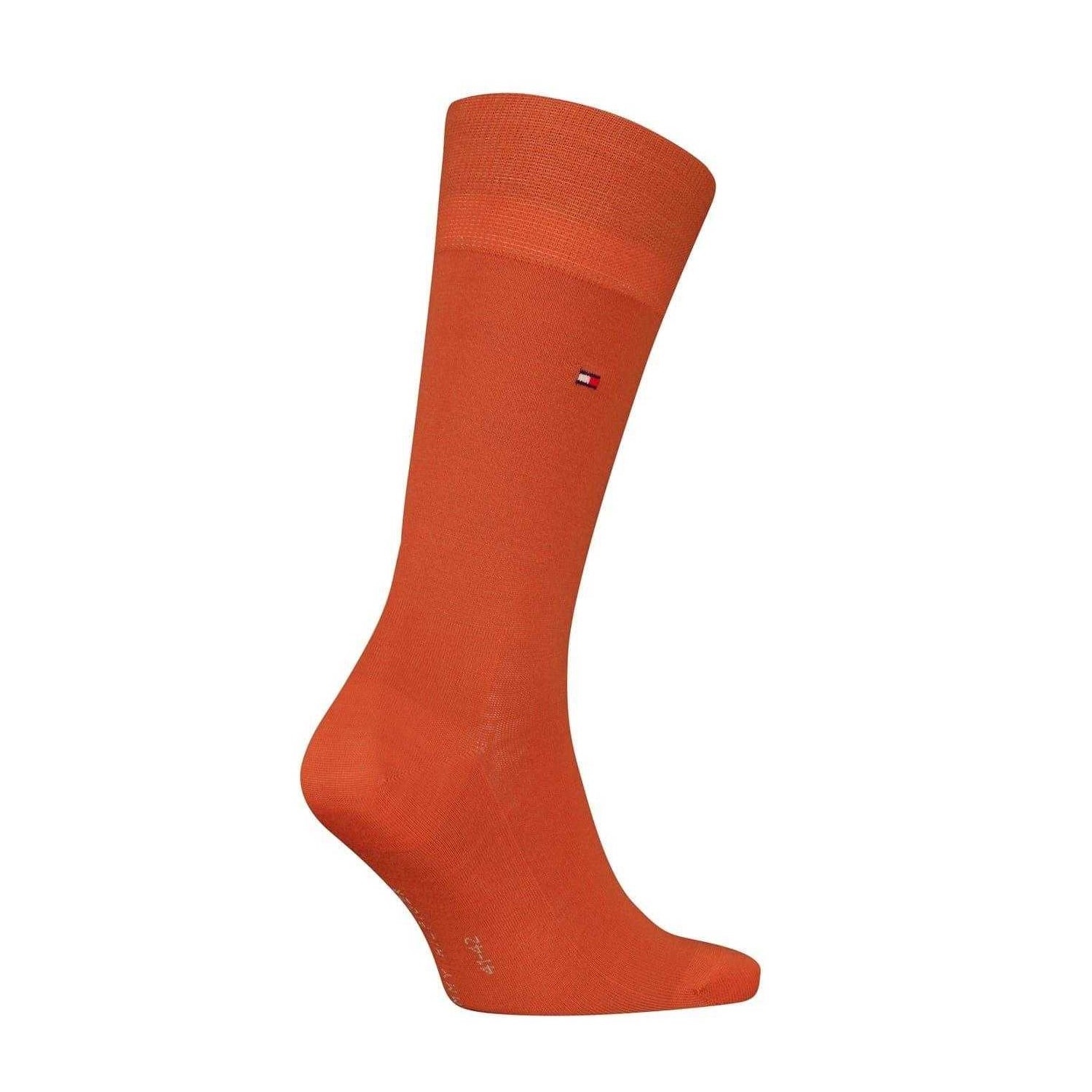 Orange - Back - Tommy Hilfiger Mens Crew Socks