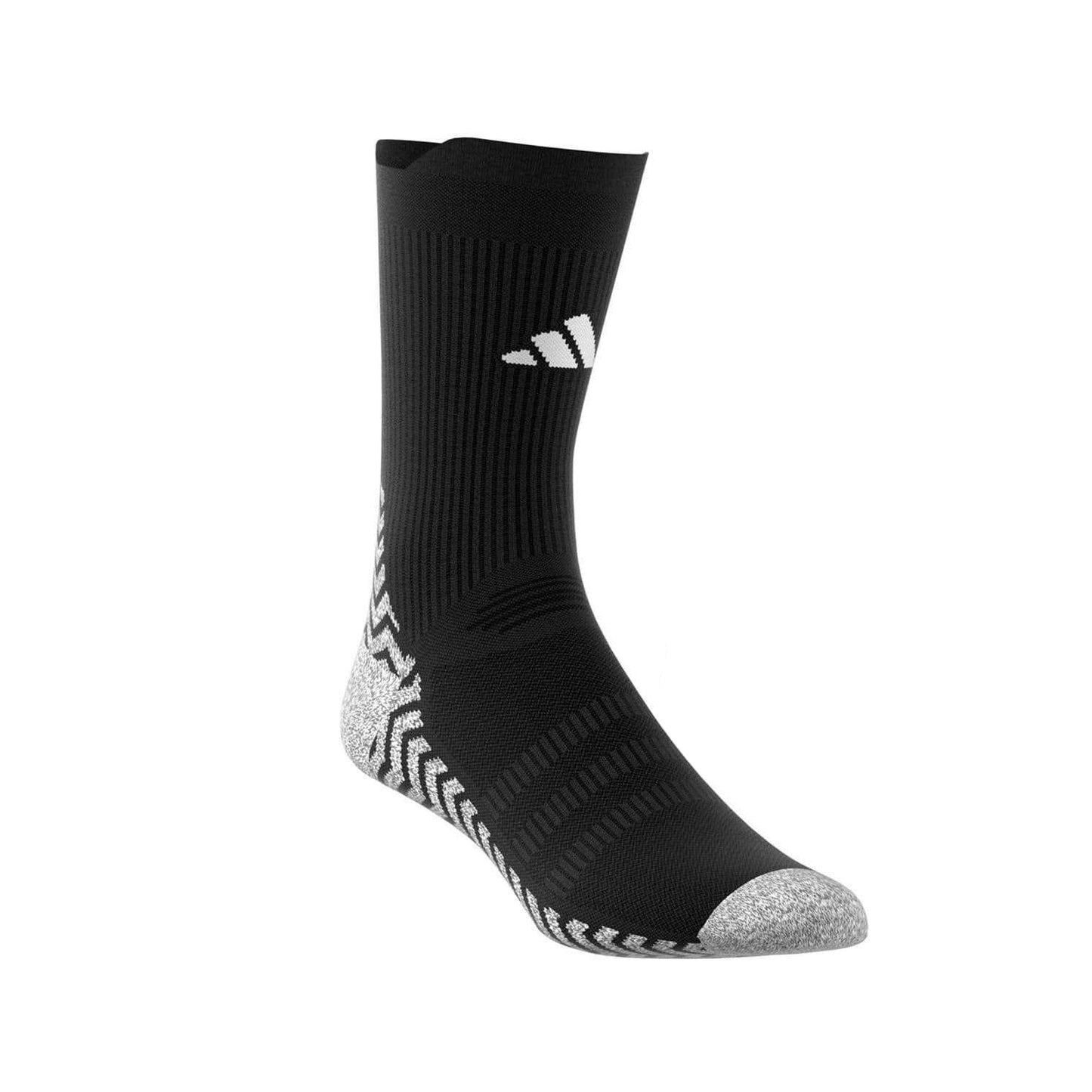 Black - Back - Adidas Unisex Adult Knitted Trainer Socks