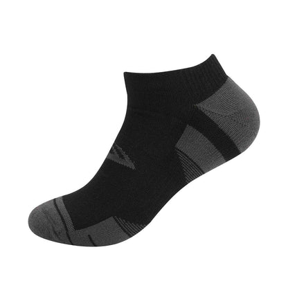 Black - Back - Everlast Mens Cushioned Ankle Socks (Pack of 2)
