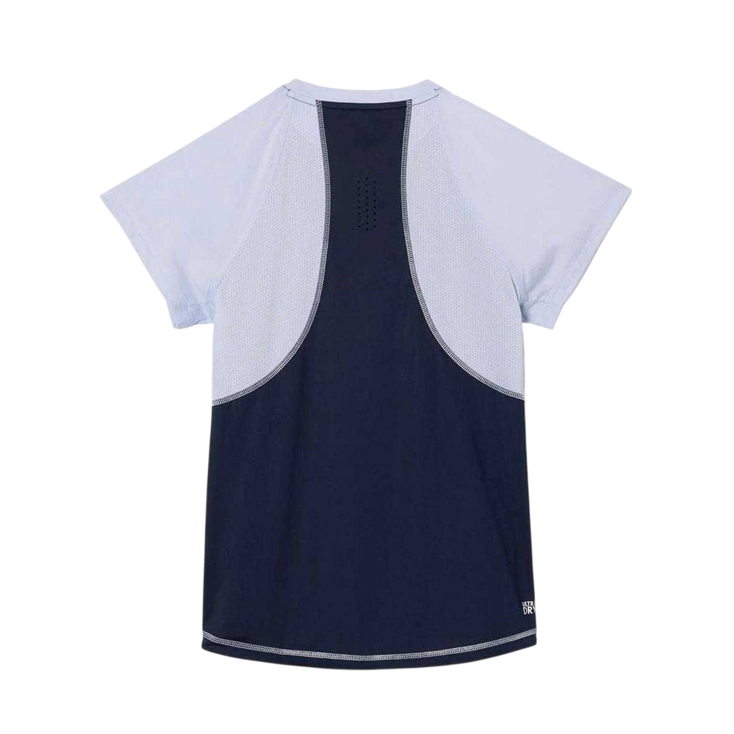 Blue - Back - Lacoste Womens-Ladies Quick Dry Slim T-Shirt