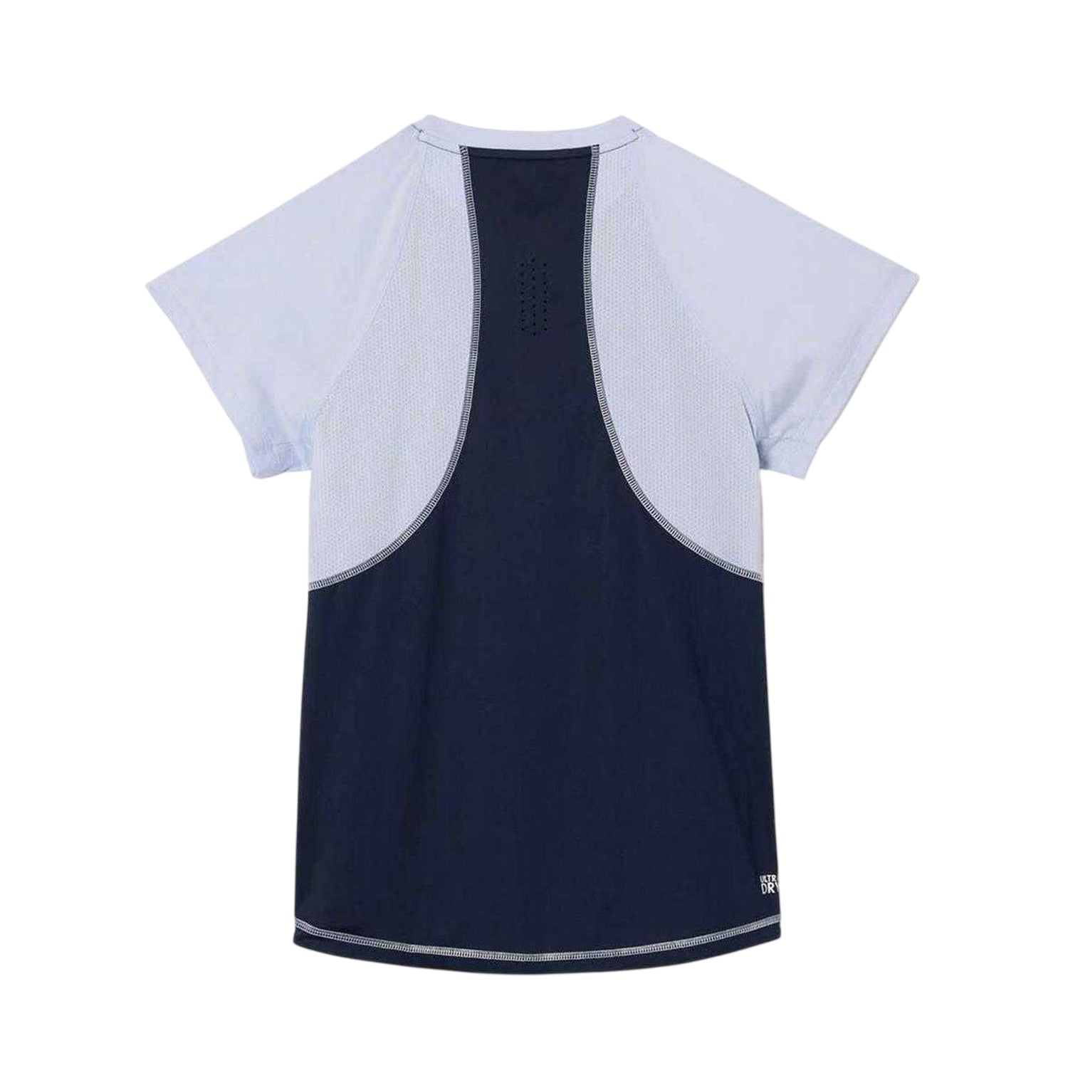 Blue - Back - Lacoste Womens-Ladies Quick Dry Slim T-Shirt