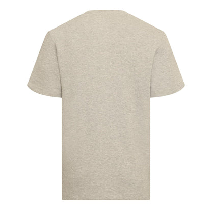 Silver Grey - Back - Lacoste Mens Waffle Cotton Blend T-Shirt