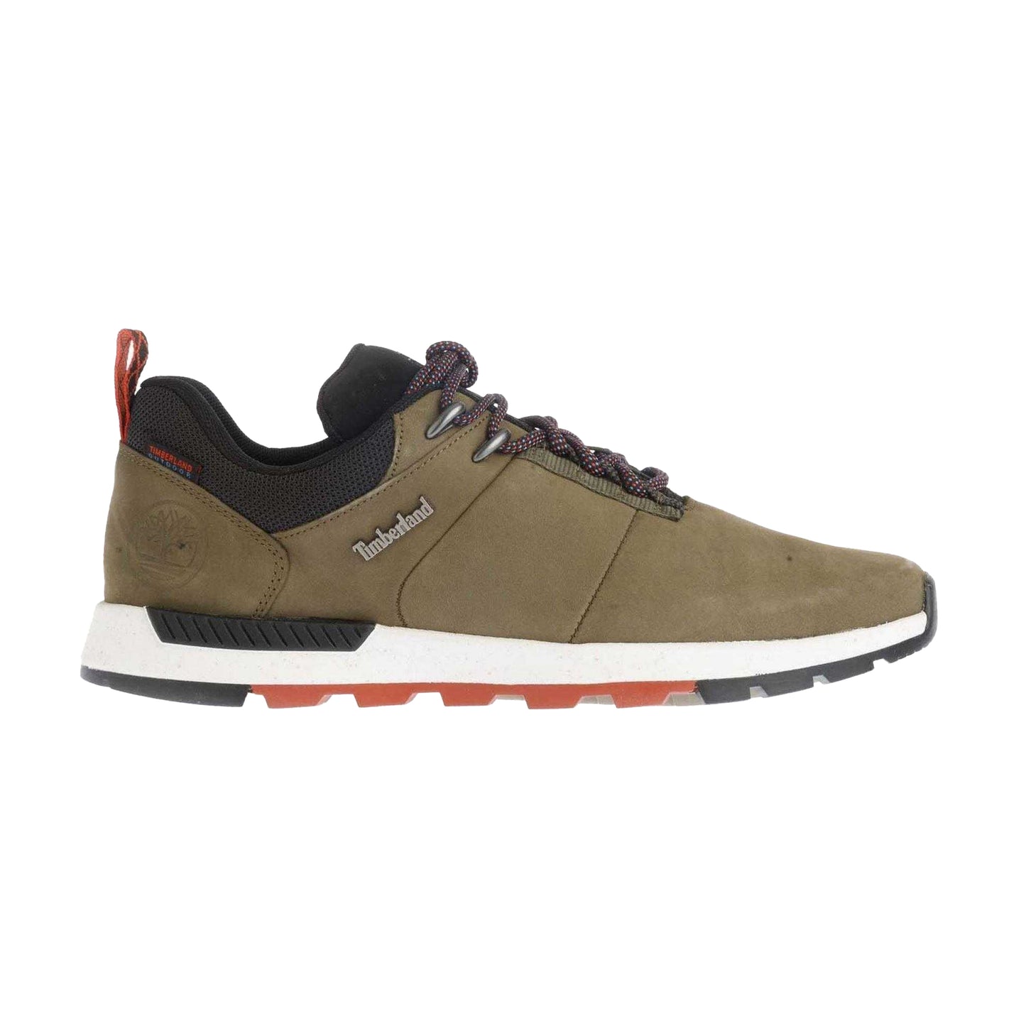 Khaki Green - Side - Timberland Mens Field Trekker Leather Hiking Shoes
