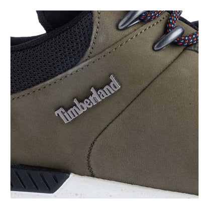Khaki Green - Pack Shot - Timberland Mens Field Trekker Leather Hiking Shoes