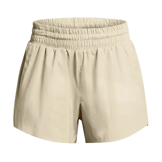 Brown - Front - Under Armour Womens-Ladies Crinkle Woven Shorts