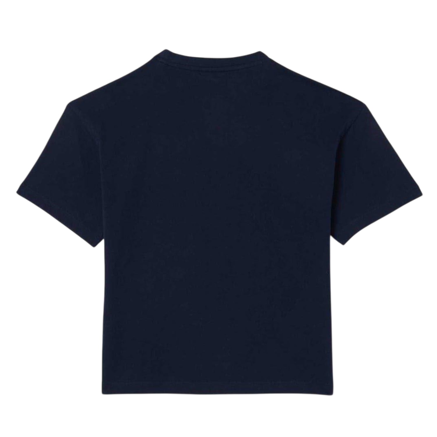 Navy - Back - Lacoste Childrens-Kids Cotton Relaxed Fit T-Shirt