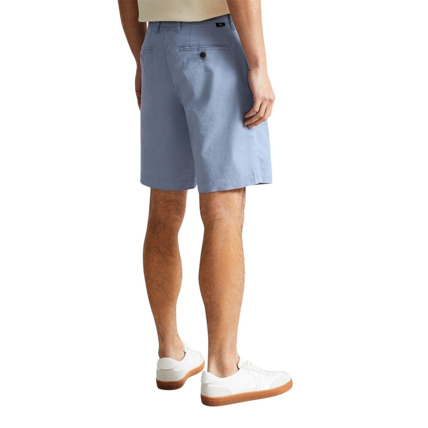 Mid Blue - Back - Ted Baker Mens Chino Shorts